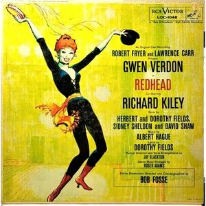 Gwen Verdon, Richard Kiley LP Redhead (Original Cast) RCA Victor VG/EX Musical